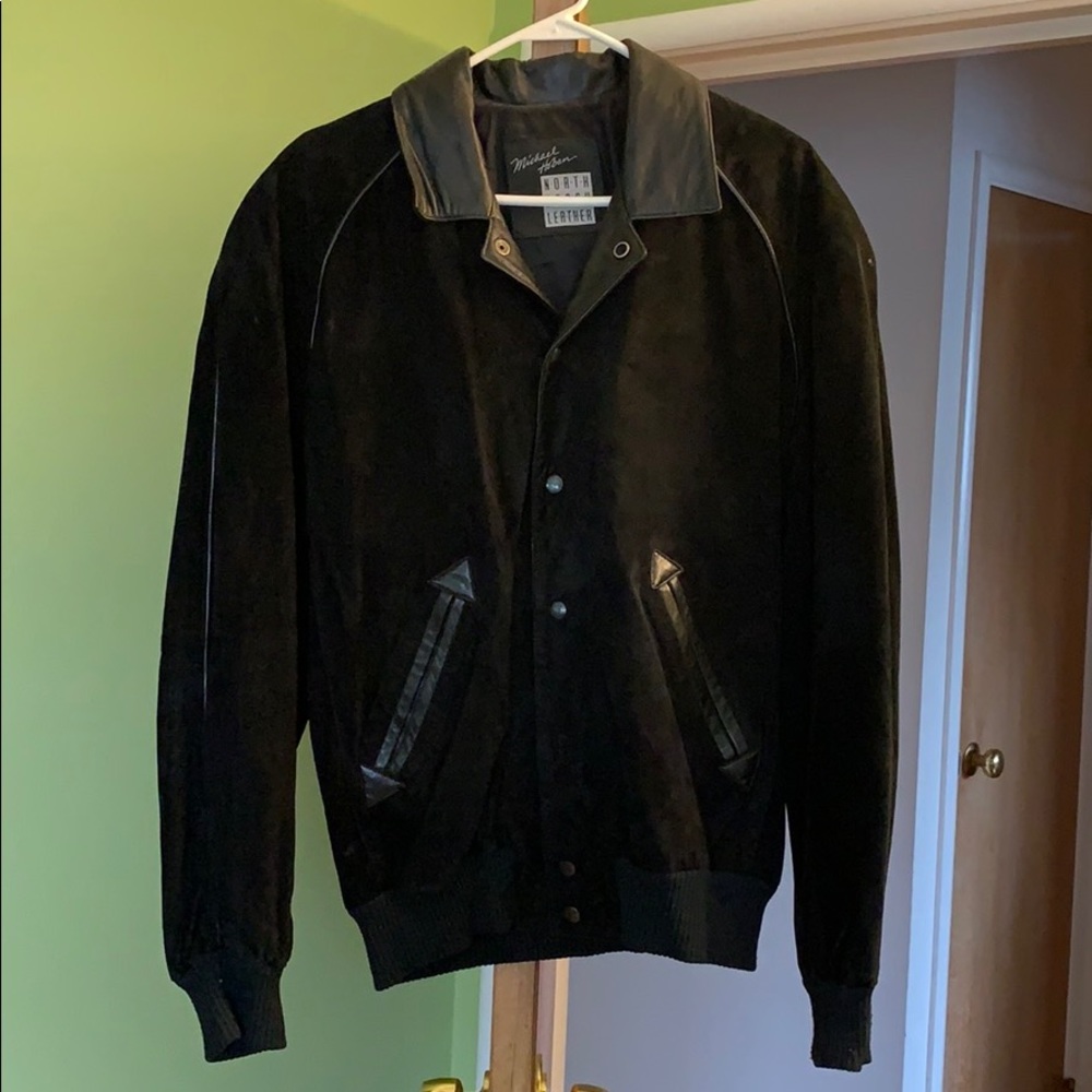 Michael Hoban Suede/Leather Jacket